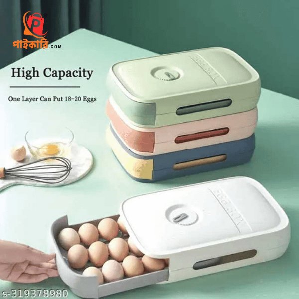 Egg Storage Box | Stackable Drawer-Type Organizer