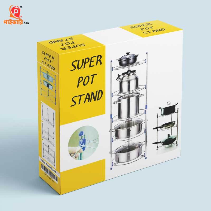 Super Pot Stand 5 Layer Kitchen Pot Organizer