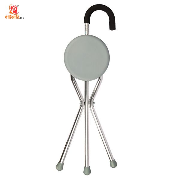 Walking Stick Chair Aluminum Walkers For Elderly Folding Elderly Walker Cane With Seat Walking Stick Old People 2 in 1 Walk/Sit - NF Surgical